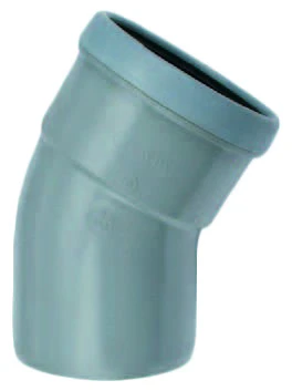 PVC Bocht 15° Manchet - 2 X Mof 110 Mm Wavin 1 PVC Bocht 15° Manchet - 2 X Mof 110 Mm Wavin